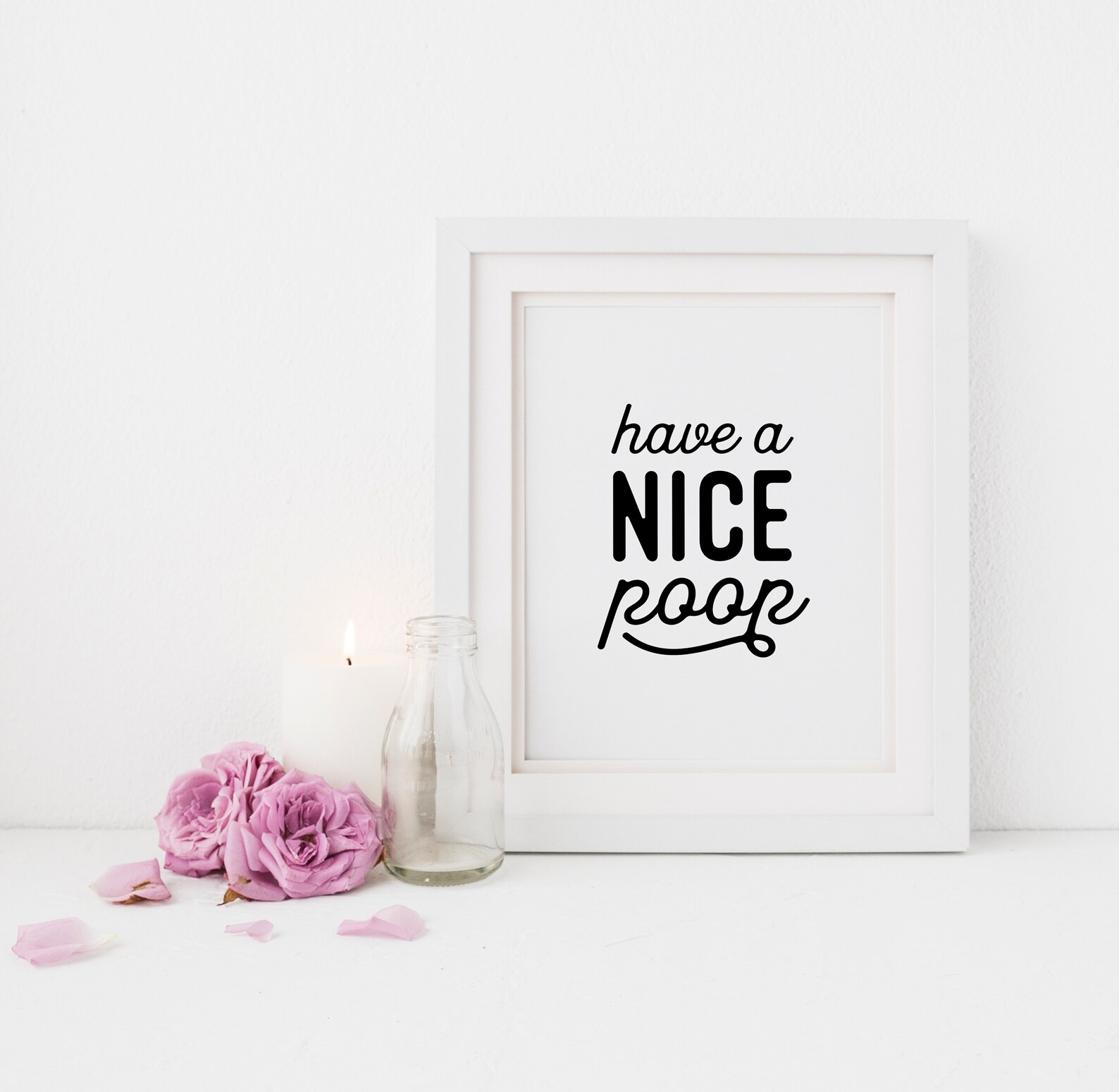 Bathroom Wall Decor Set of 3 Bathroom Prints Funny Bathroom Etsy