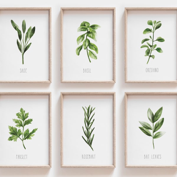 Kitchen Art Set Etsy