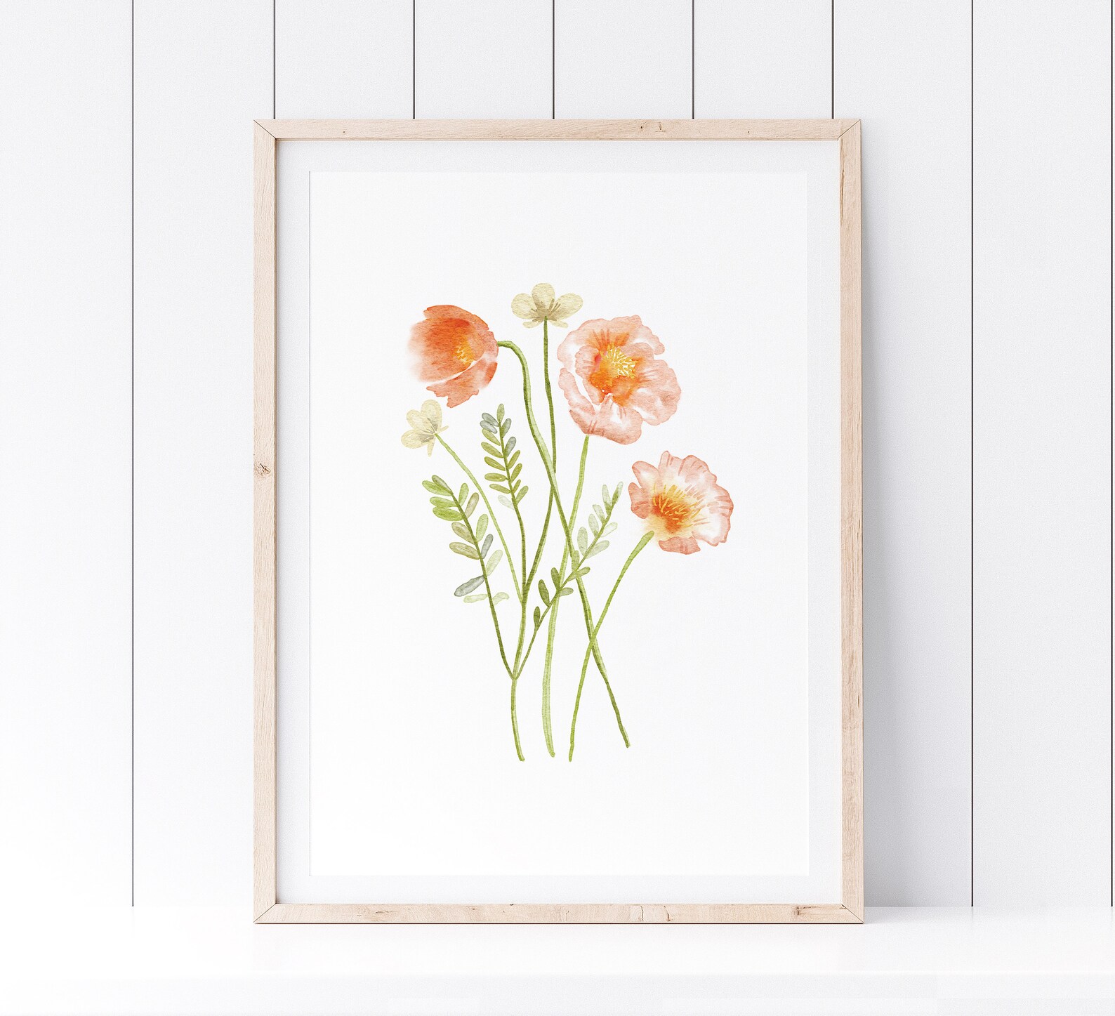 Flower Printable Wall Art Vintage Style Floral Print - Etsy