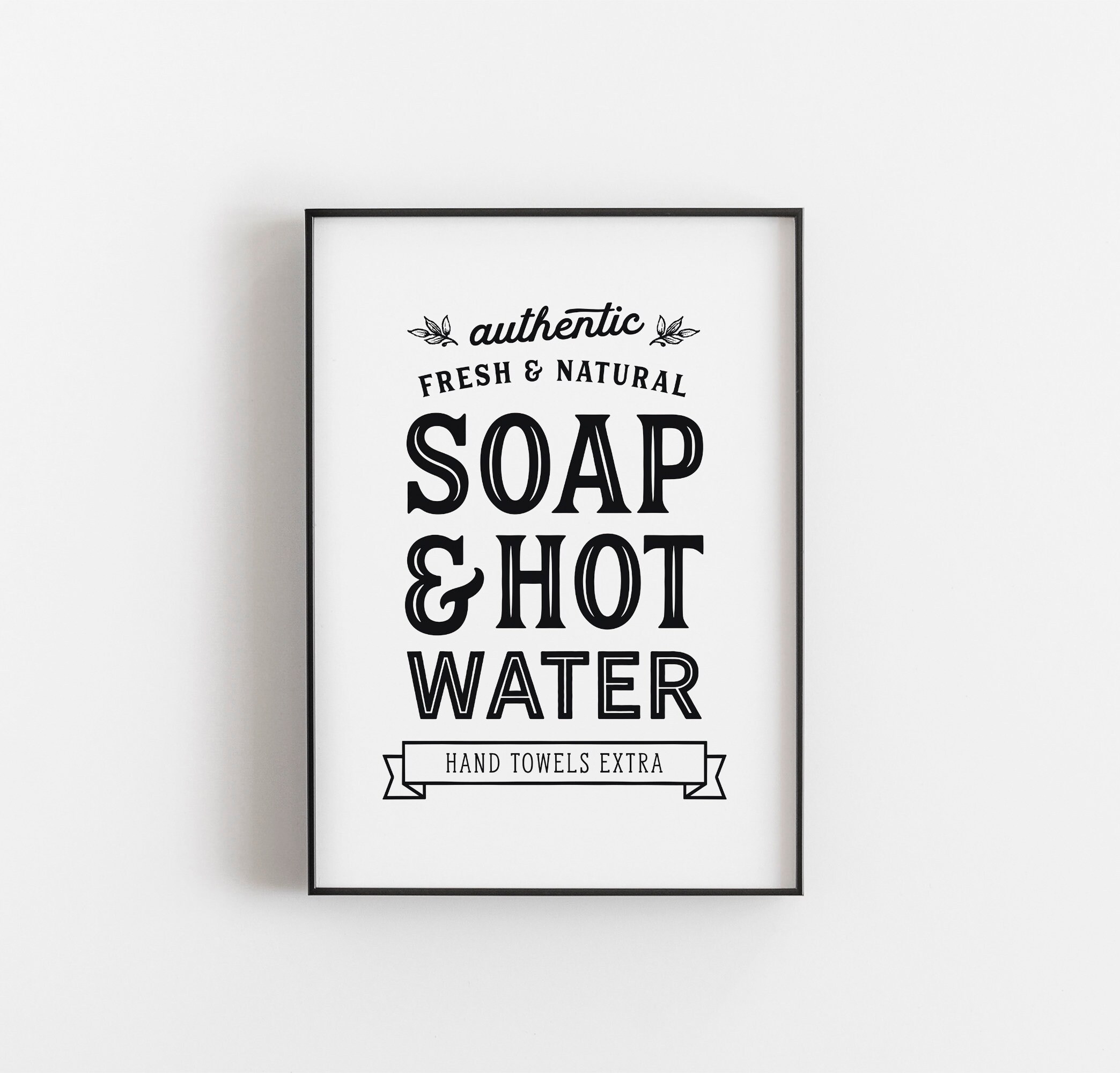 Bathroom Print Printable Art Bathroom Poster Bathroom - Etsy