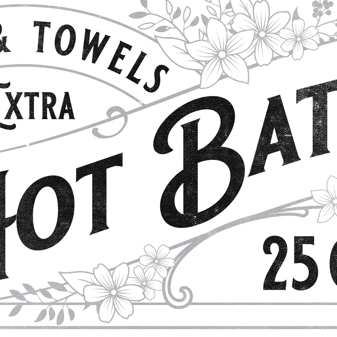 Vintage Bathroom Print Printable Art Bathroom Wall Decor - Etsy