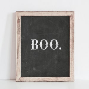 Halloween Printable, Boo Print, Boo Printable Art, Fall Print, Fall Sign, Fall Party Decor, Halloween Decor, Funny Wall Art, Cute