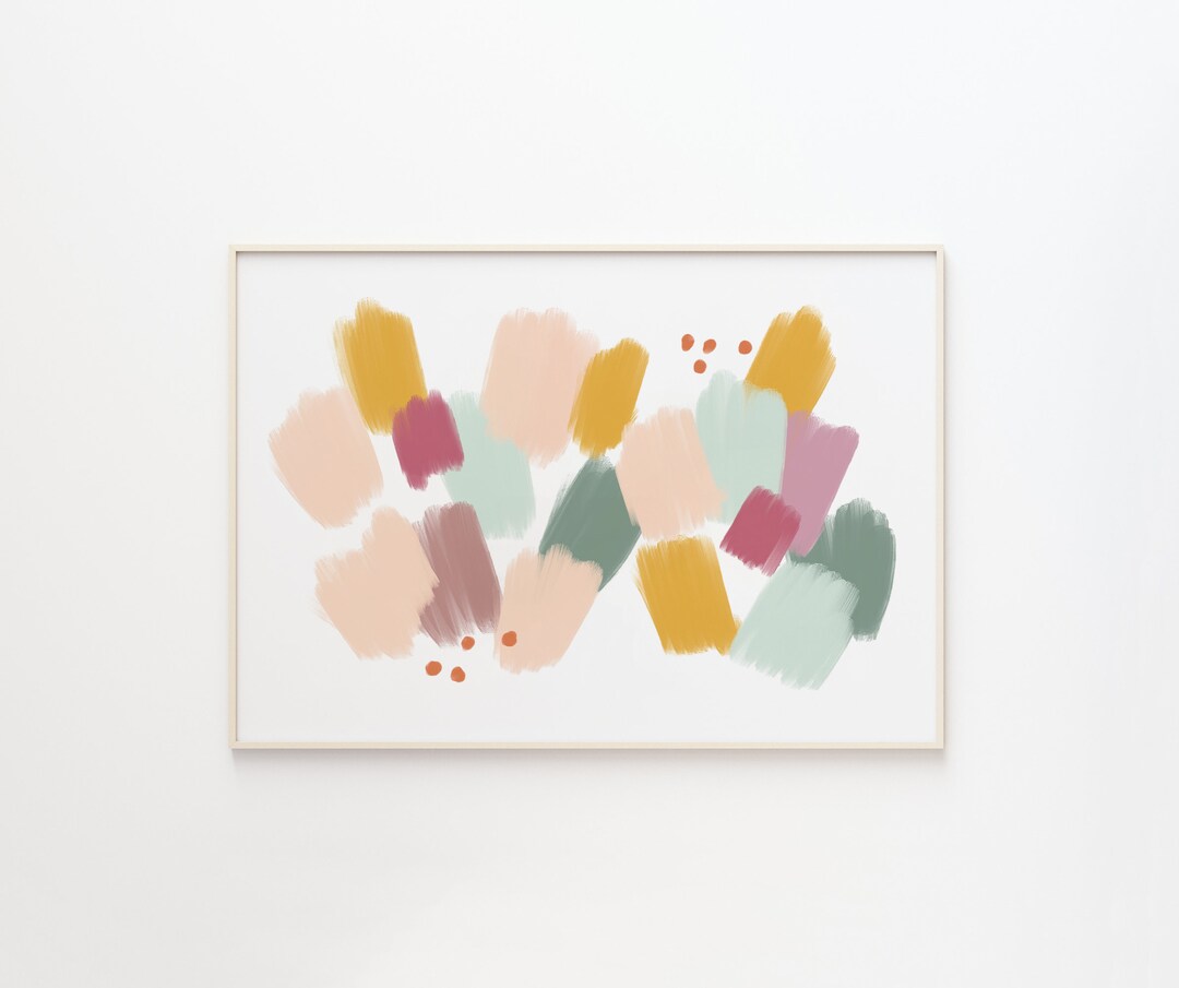 Colorful Abstract Painting, Abstract Art Print, Abstract Printable Art