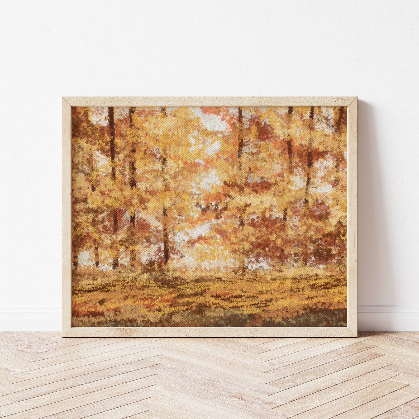 Fall Landscape Print Fall Forest Landscape Printable Wall - Etsy