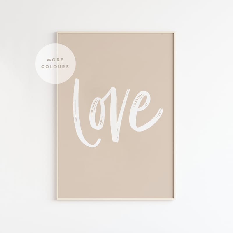 Love Wall Art - Etsy