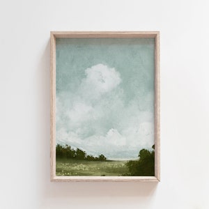 Summer Landscape Print, Spring Landscape Printable Wall Art, Spring ...