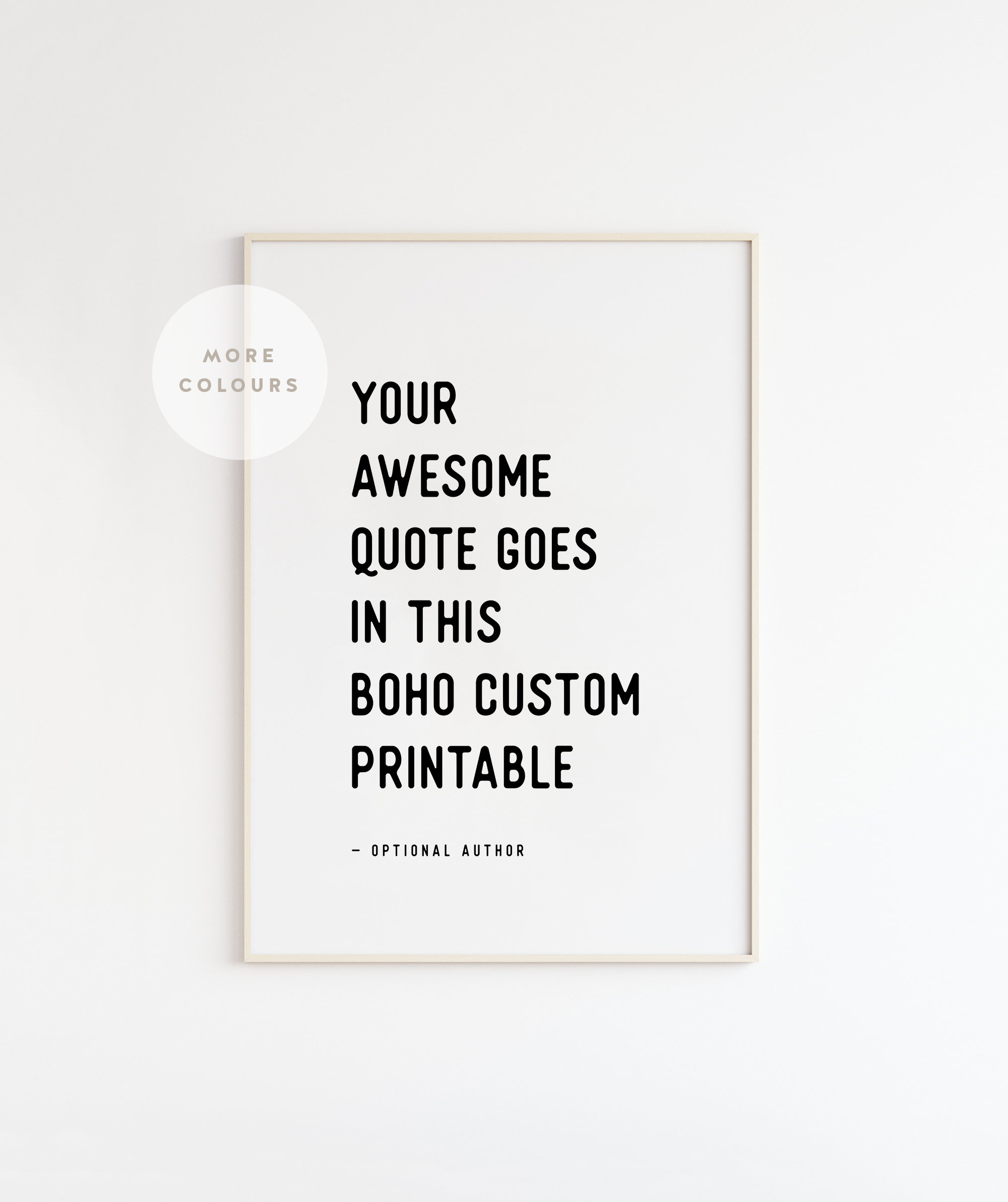 Custom Quote Prints Quote Printable Wall Art Quote Poster Etsy