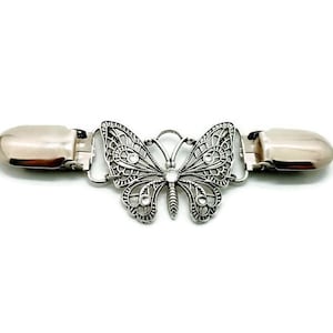 Butterfly Cinch Clip, Sweater Clip, Dress Clip, Dress Cinch Clip, Clothing Clip, Handmade Jewelry, Cardigan Clip, Waist Cinch Clip