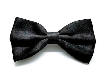 Schwarze Schleife Cinch-Clip, Handgemachte Kleider Clip