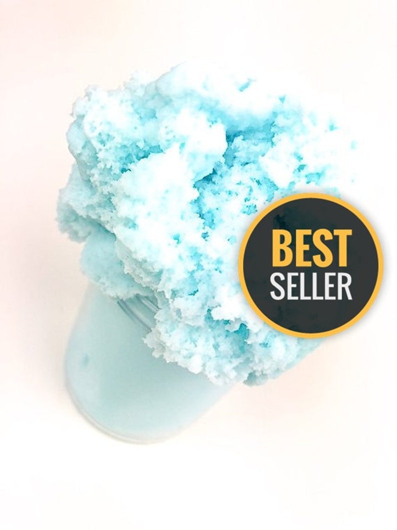 Blue Cotton Candy Cloud Slime (Scented) 