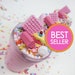 Strawberry Birthday Cake Slime with Charm (Scented) - SLIME