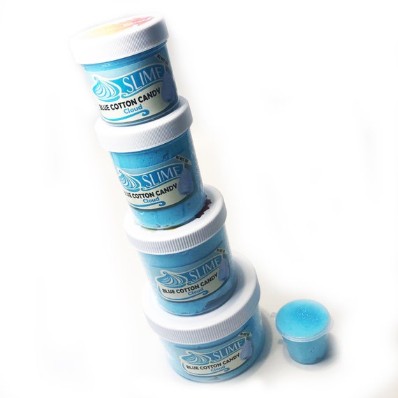 Blue Cotton Candy Cloud Slime Scented Etsy