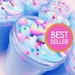 Unicorn Birthday Cake Slime (Scented) with Lollipop Charm 