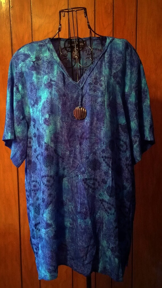 Vintage CAROLE LITTLE Matching Blouse and Maxi Ski