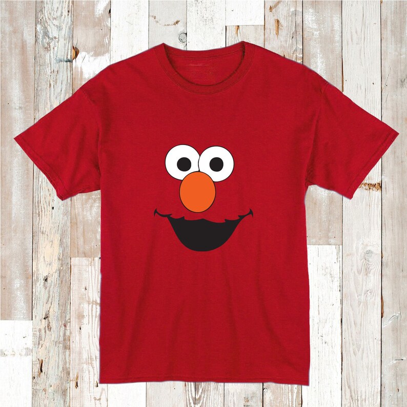 Elmo Tee Tees T Shirt Personalized Tees Shop Sesame Street Etsy