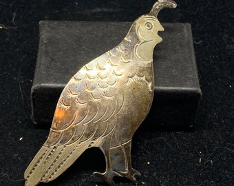 B18 Quail kilt Pewter Emblem Kilt Pin ScarfBrooch 3 7.5 cm