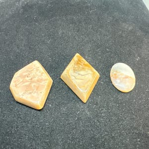 3 Various Jasper Cabochons 155 carats