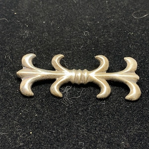 Navajo Sandcast Sterling Silver Brooch Pin MARKED
