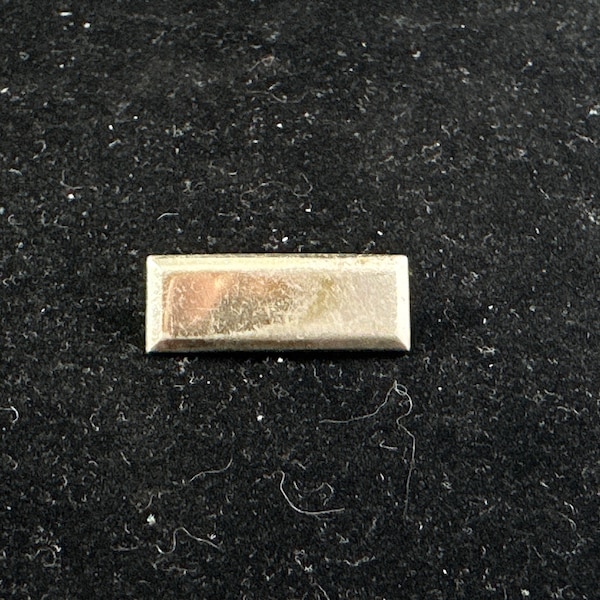 Vintage Sterling Silver 1st Lieutenant Bar Rank Pin MARKED