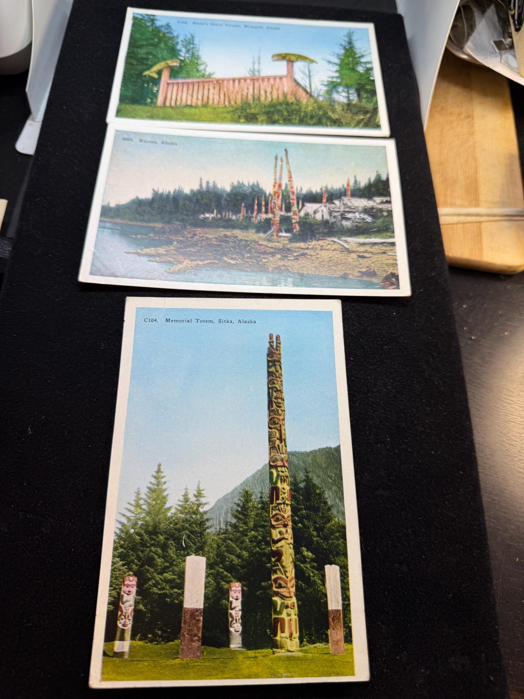 Fred Ripp Alaska 3 Vintage UNUSED Fred Harvey Era Postcards Totem Poles in Alaska - Etsy