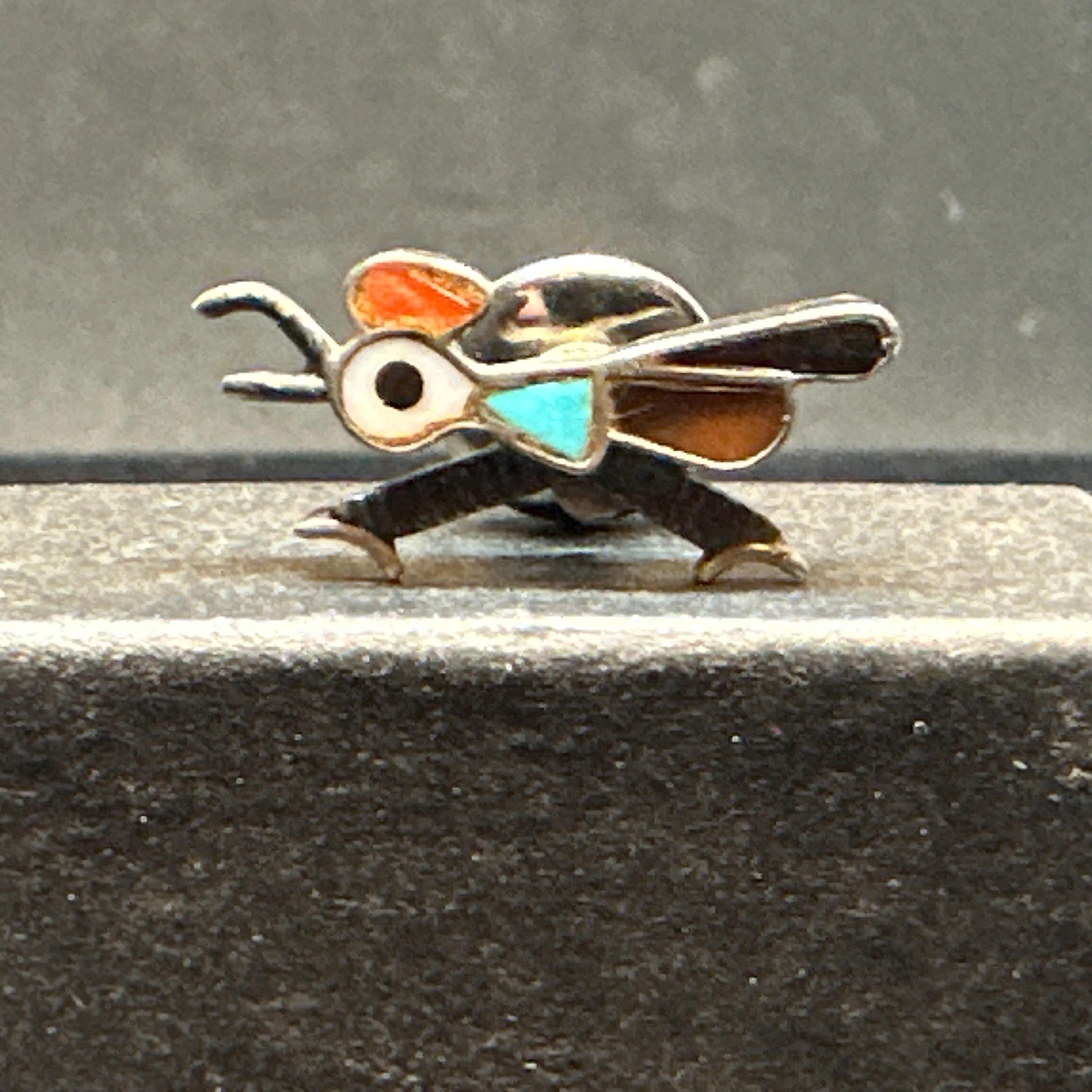 Zuni roadrunner pin - Etsy 日本
