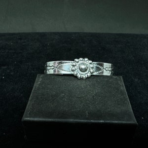 SIZE 4 3/4 RARE   Stamped Sterling Silver Baby Bracelet MARKED