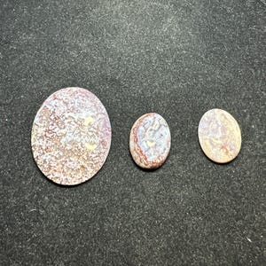 3 Various Jasper Cabochons 115 carats