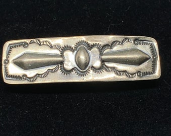 Sterling Silver Large Hair Jewelry French Barrette Accessories Artisan Hair Jewelry other size available Boho Hair Clip