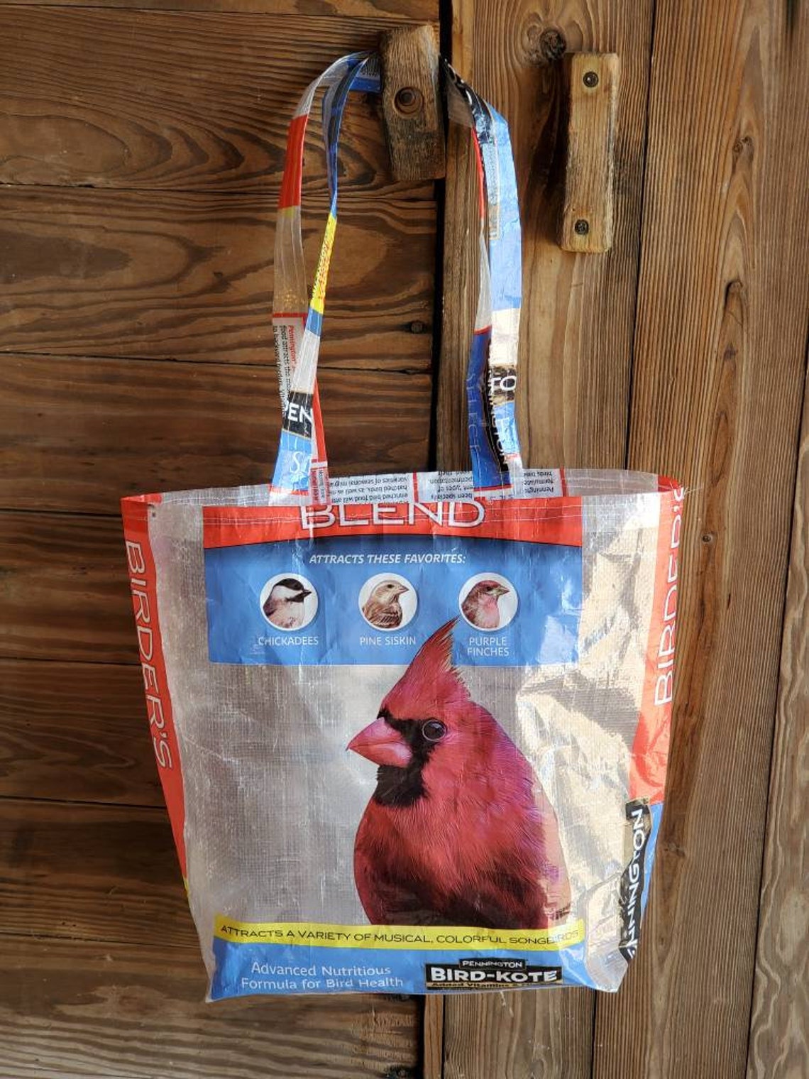 Upcycled feed bag grocery totes Etsy