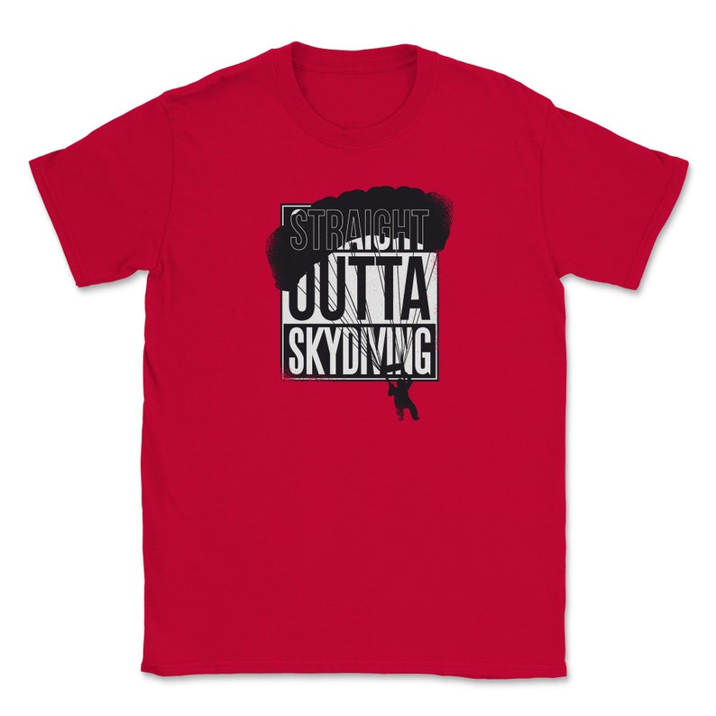 Funny Sports Parachute Straight Outta Skydiving