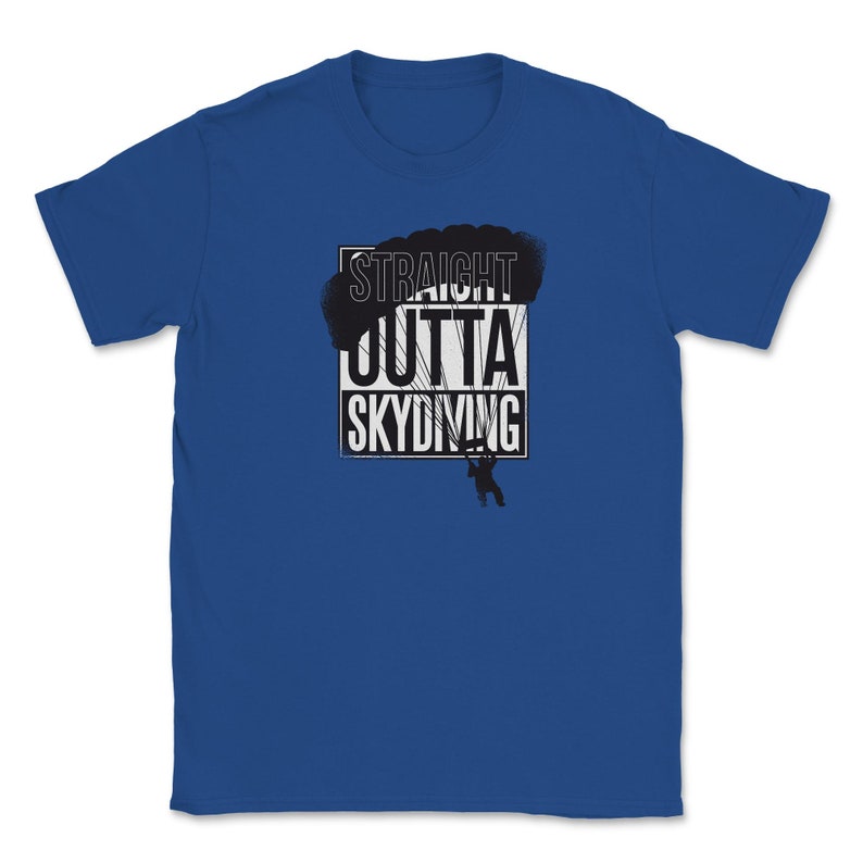 Funny Sports Parachute Straight Outta Skydiving