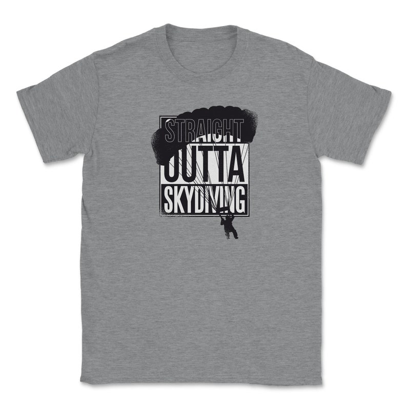 Funny Sports Parachute Straight Outta Skydiving