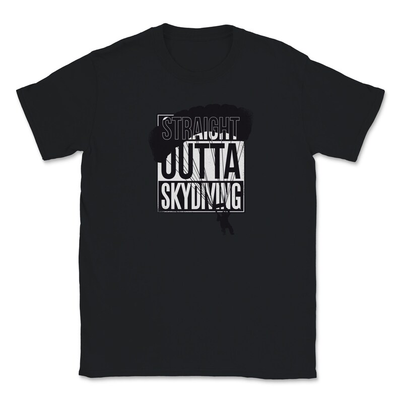 Funny Sports Parachute Straight Outta Skydiving