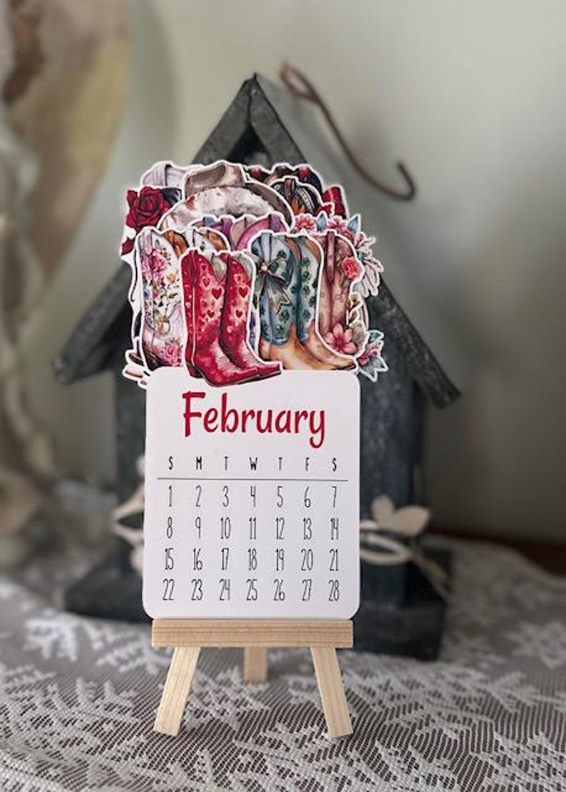 2026 Boots Stackable Mini Calendar With Stand - Etsy