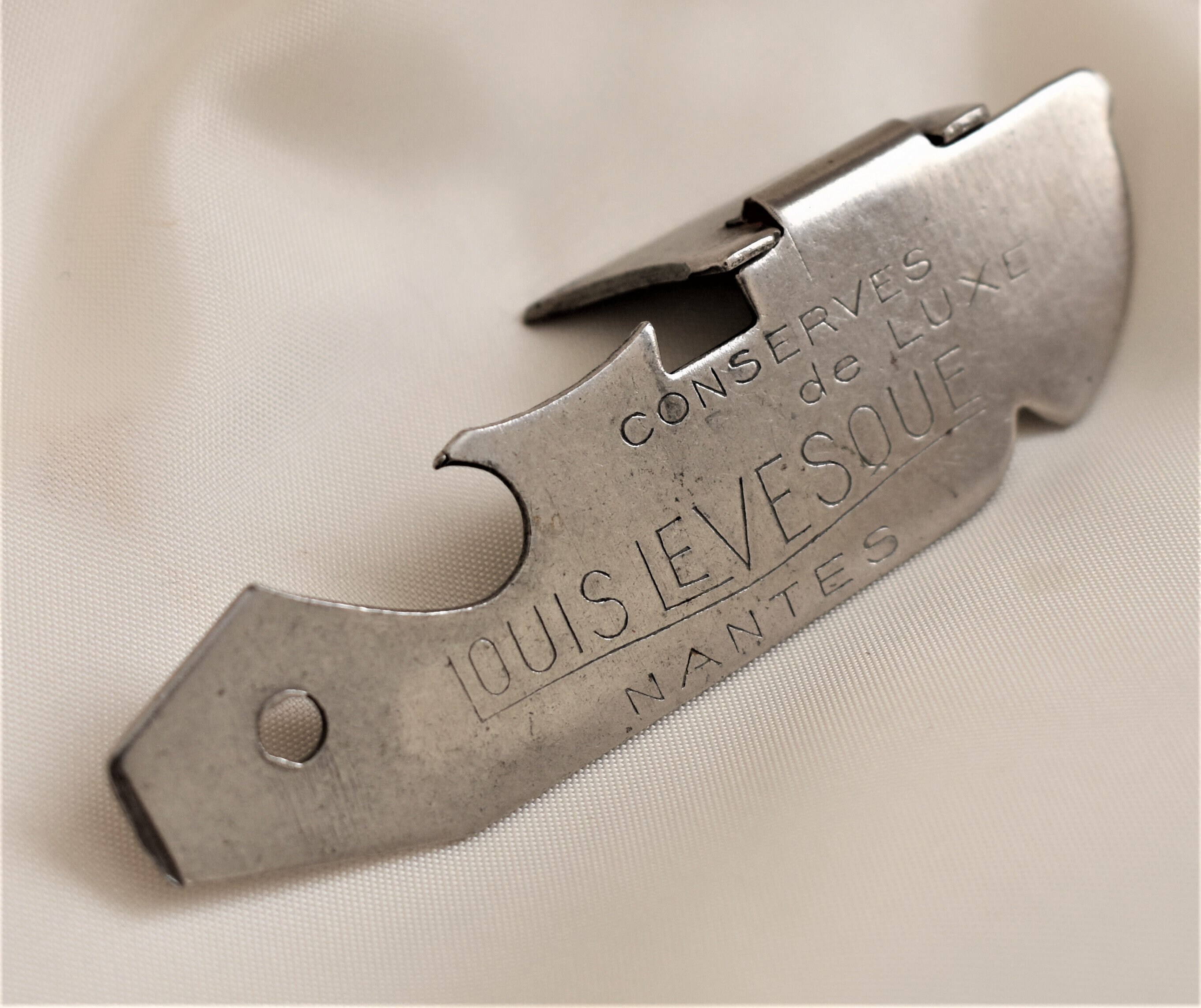 Antique French can opener sardine can opener Louis Levesques Etsy