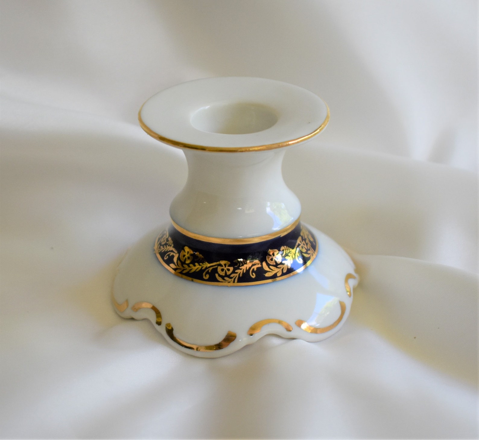 Vintage GDR ceramic candle holder East German pottery candle Etsy