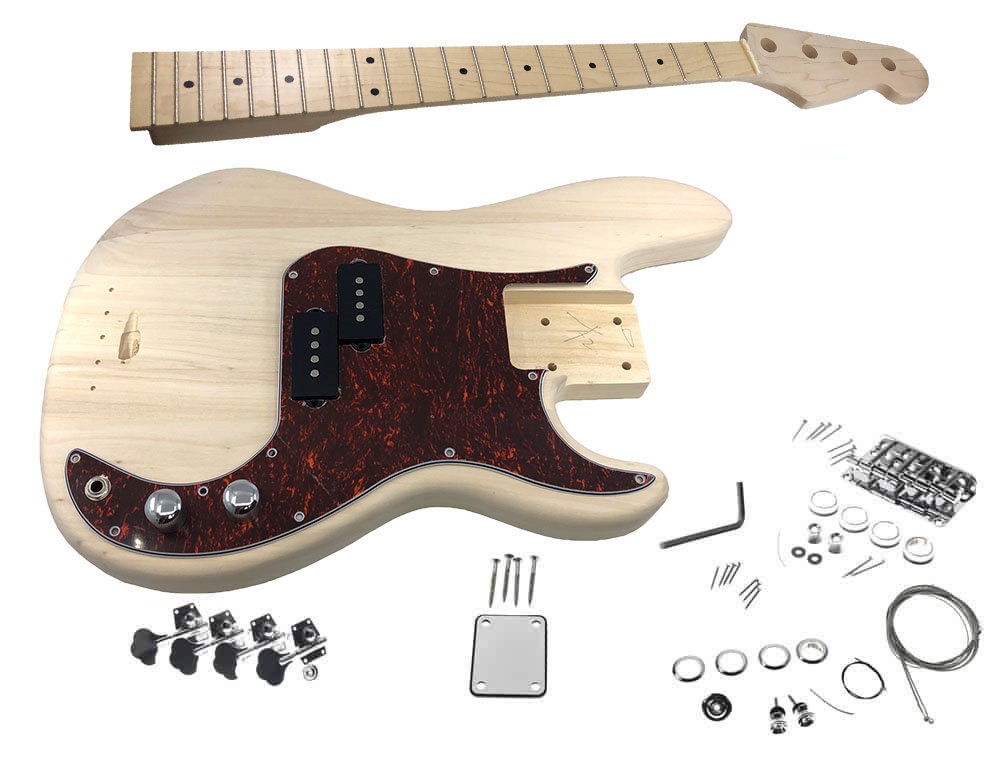 Solo Pbsk10 Diy Short Scale Mini Electric Bass Guitar Kit Etsy