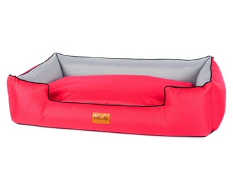 Raspberry dog bed with removable cover, Waterproof pet sofa, dog couch, cat bed, dog bed, dog sofa, cat couch, cat cuddle,