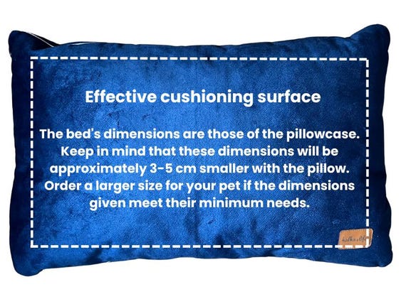 Cuscino Per Cani Taglia XL In Velluto - Rosa Sporco, Lavabile, Antipelo - Foto 3