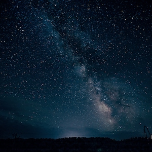 Milky Way Galaxay from Star Valley