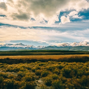 Mount Elbert and Mount Massive Sunset in Leadville, Colorado