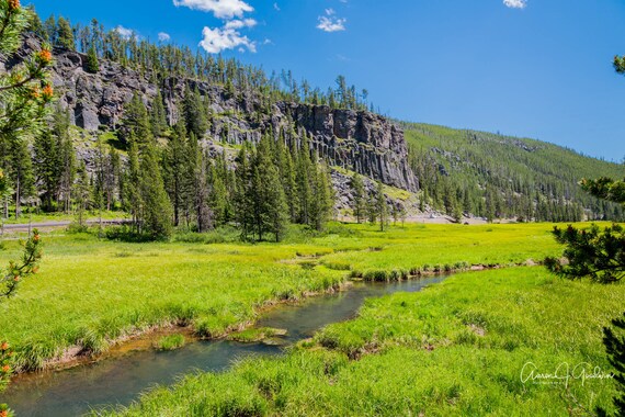 Obsidian Cliff Yellowstone National Park