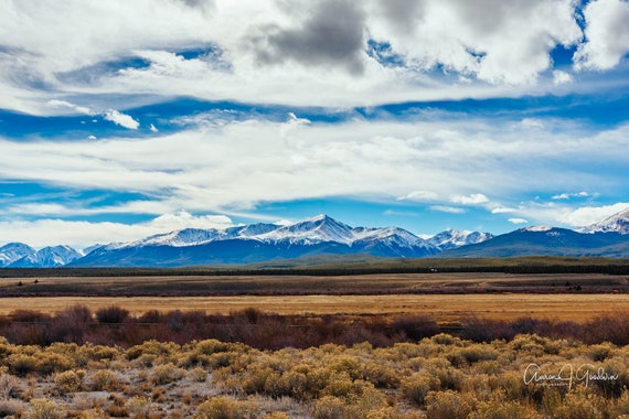 Mount Elbert and Mount Massive in Leadville, Colorado