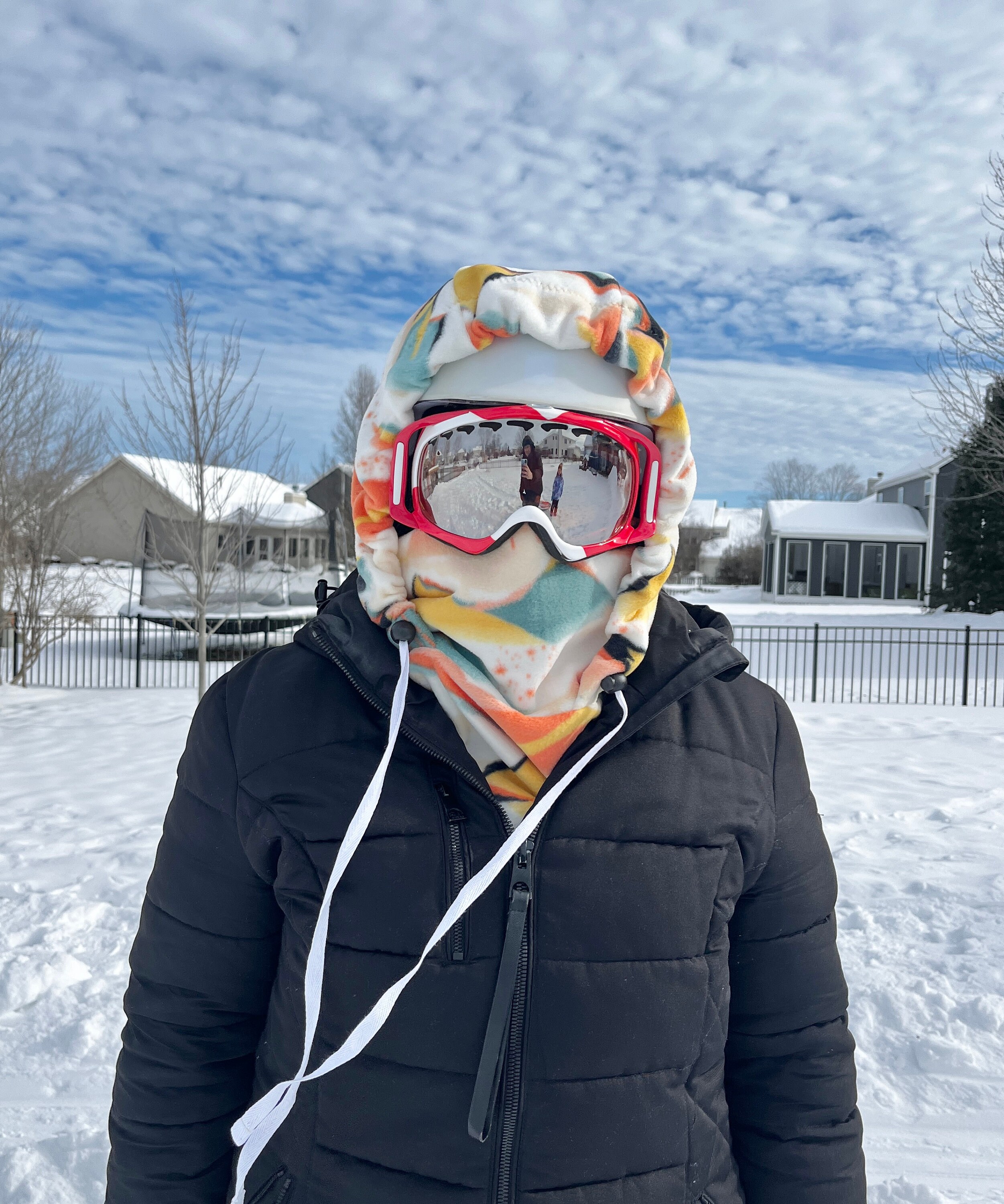 Felpa Con Cappuccio Sci E Snowboard - Design Invernale - Per Adulti E Bambini