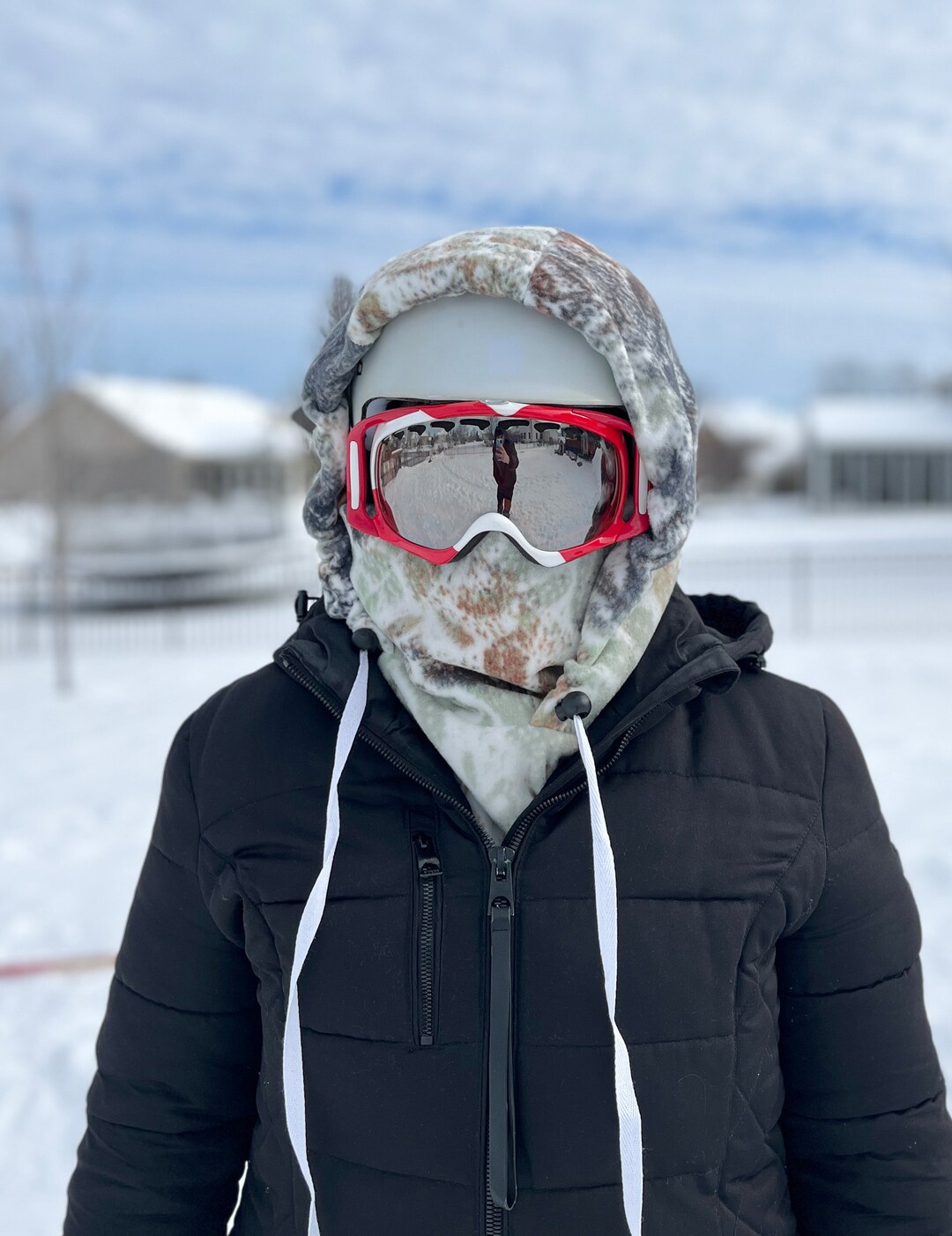 Over the Helmet Hood Ski Hood Helmet Hood Snowboard Hood Face Mask Hood