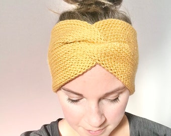 Knit Twist Headband Women’s Ear Warmer