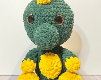 Crochet Dinosaur Plushie Stuffed Animal Toy Dino