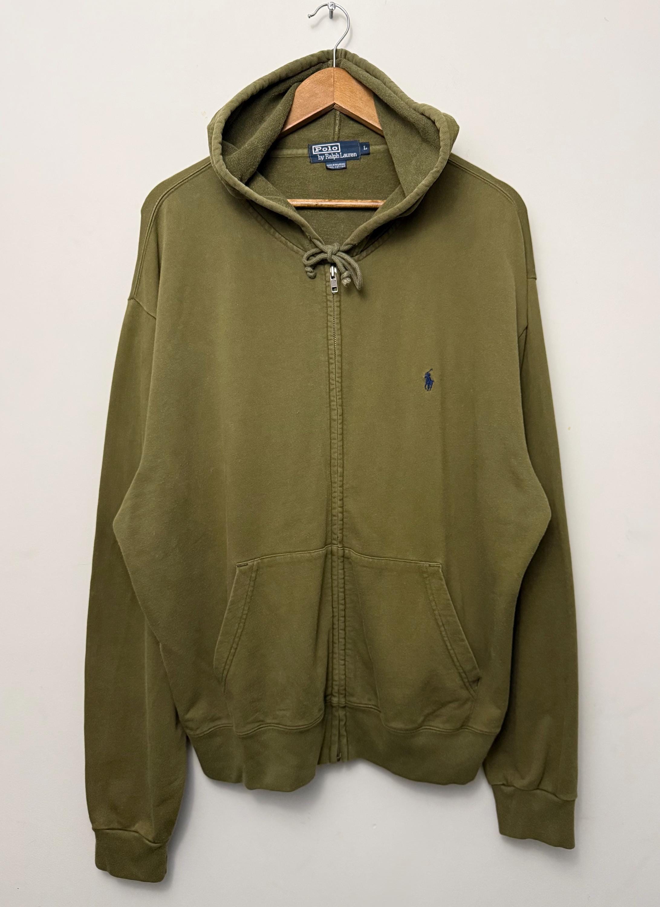 Vintage Ralph Lauren Zip Hoodie - Etsy