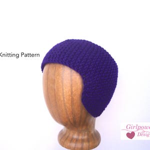 Ear Warmer Headband With Ear Flaps, Knitting Pattern, Easy