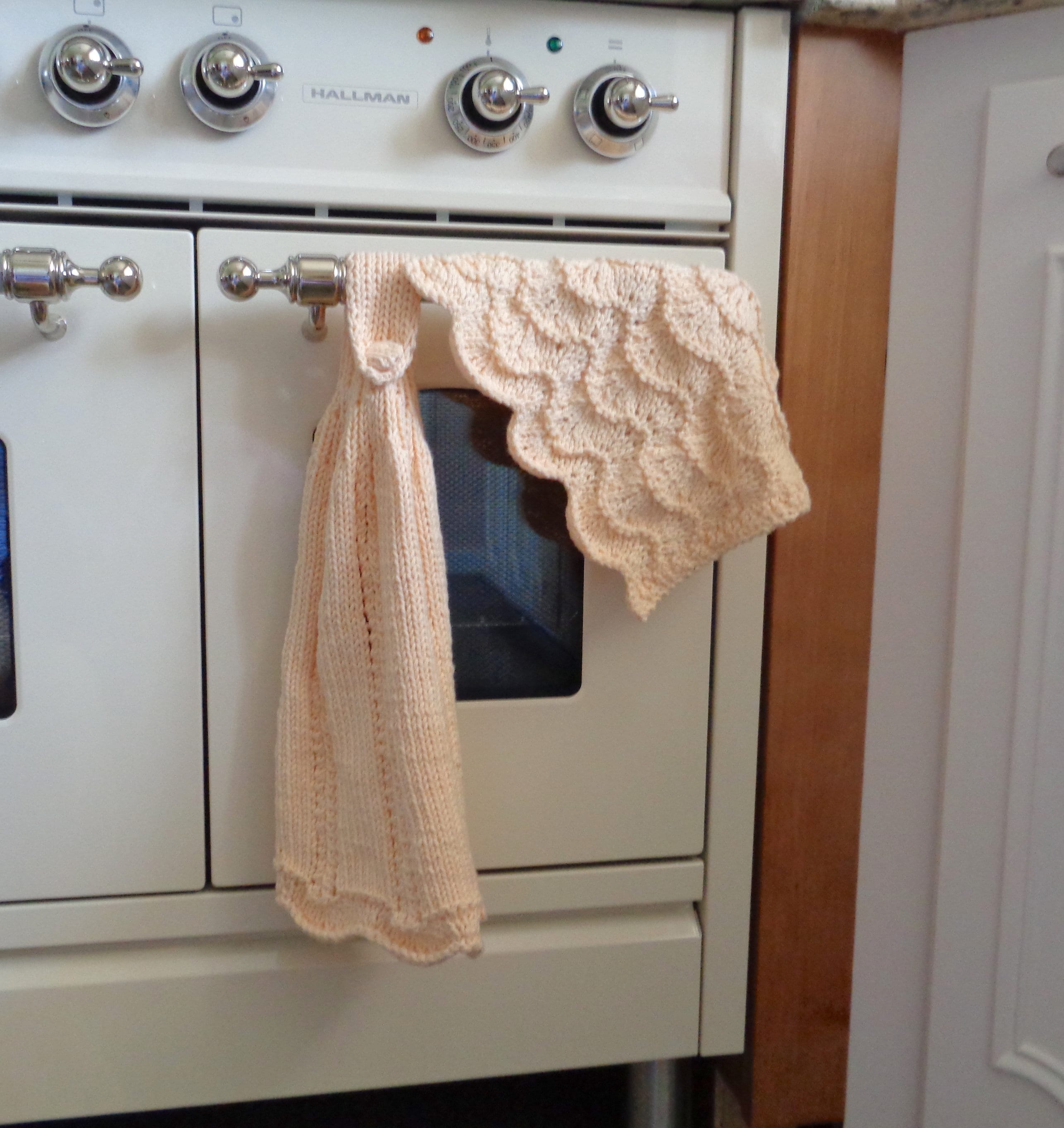 Hanging Button Towel Knitting Pattern Hand Towel & Dishcloth Etsy
